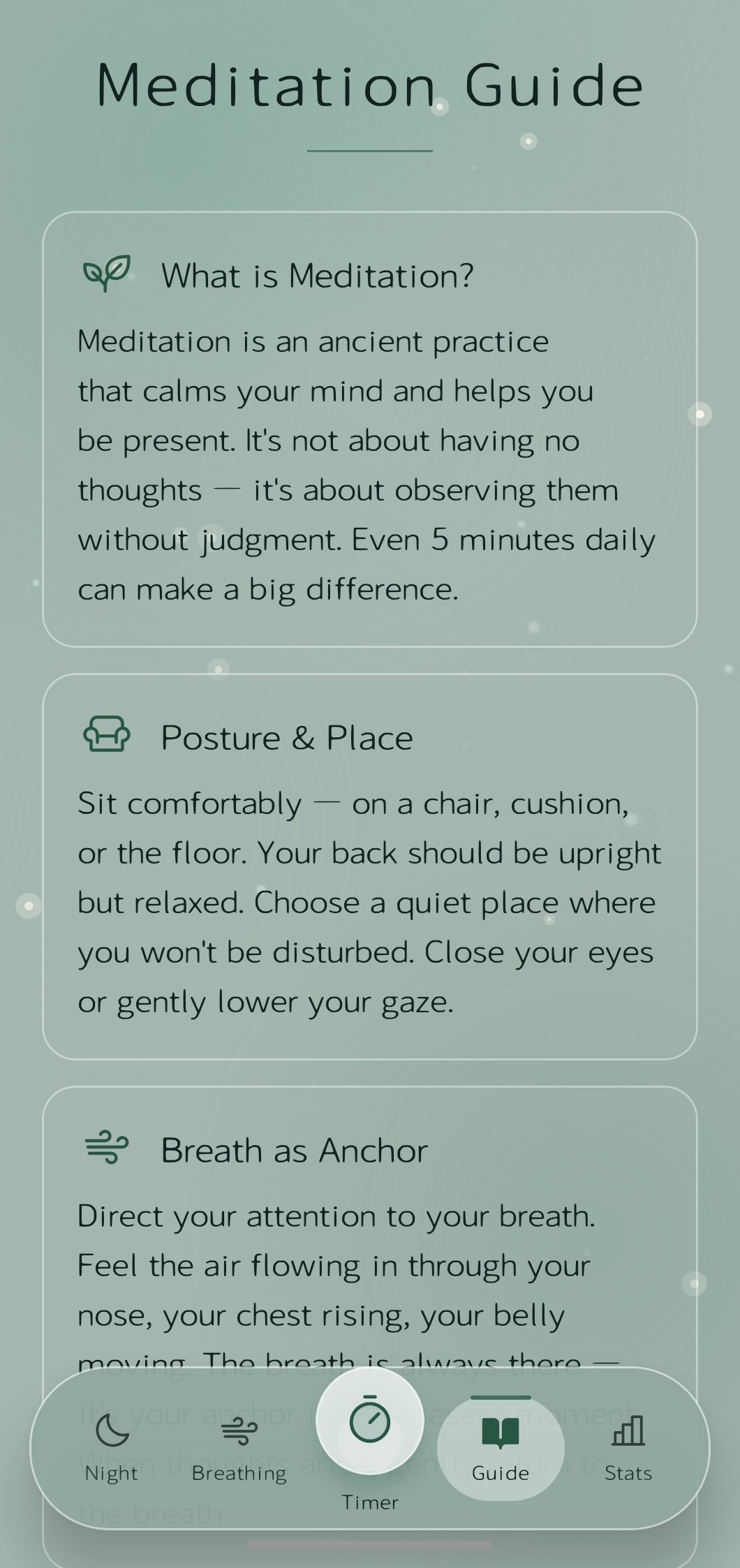 Meditation Guide